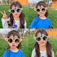 thumbnail image 2 of 3 Pack Kids Sunglasses Children's Cute Cartoon Bear Ears Sunglasses UV Protection Party Fun Colorful Girls' Sunglasses for Toddler Baby Girl Boy, 2 of 6