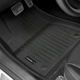 thumbnail image 3 of Floor Mats Compatible with Tesla Model 3, Custom Fit Floor Liners for 2025 2024 Tesla Model 3, 1st & 2nd Row All Weather Protection, 3 of 5