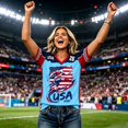thumbnail image 6 of 2026 New United States Soccer Practice Jerseys, USA National Team Soccer Jersey Sweat Resistant Football Training Shirts, Retro Streetwear Fan Wear for Adult(Sky Blue, S), 6 of 6