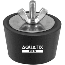 Aquatix Pro Pool Winterizing Plug 1.5" - 2", Stainless Steel Bolt, SS Screw