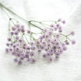 thumbnail image 3 of Discount! FNGZ Artificial Flowers Artificial Silk Flowers Baby's Breath Floral Wedding Bouquet Party Decor Purple, 3 of 5