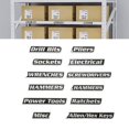 thumbnail image 3 of 12 Pack of Magnetic Toolbox Labels, 3D Printed Magnetic Tool Box Labels, Reusable Tags for Steel Toolboxes, Carts, Drawers, and Cabinets, Easy to Stick and Remove, 3 of 3