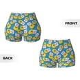 thumbnail image 3 of Rocae Lovely Duck for Women's Quick-Dry Running Shorts,Ladies Active Athletic Apparel Yoga Workout Gym Running Volleyball Spandex Shorts Medium, 3 of 9