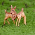 thumbnail image 5 of SPRING PARK 1/2Pcs Deer Animal Plant Fairy Garden Miniature Landscape DIY, 5 of 7