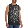 thumbnail image 2 of Balery A Web With A Spider Camisetas sin mangas para hombre, absorbe la humedad y protege contra el mal olor.-Large, 2 of 7