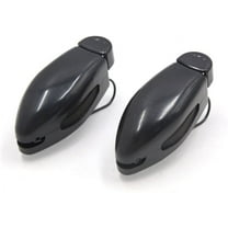 2 Pcs Black Car Sun Visor Clip Holder for Glasses Sunglasses Eyeglass