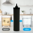 thumbnail image 2 of Nispira Premium Water Filter Black Element Cartridge Compatible with Berkey Countertop Water Purification System. Compared to Part BB9. 8 Filters, 2 of 6