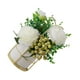 thumbnail image 2 of Flores artificiales de seda Cateissary hortensia peonía blanca, 2 of 6