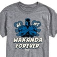 thumbnail image 3 of Marvel Black Panther - Valentine Be My Wakanda Forever - Men's Short Sleeve Graphic T-Shirt, 3 of 5