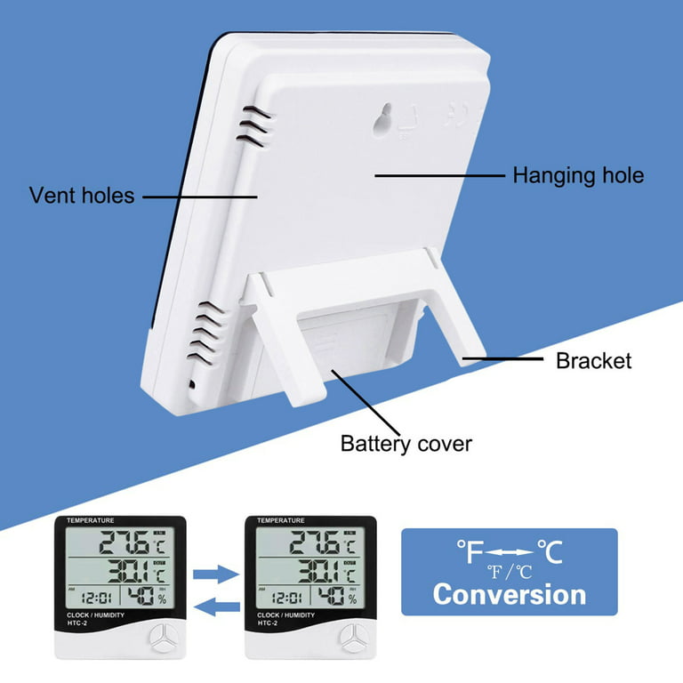 VEVOR 7-in-1 Wireless Weather Station, 7.5 in Large Color Display