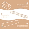 thumbnail image 4 of Jakoola Bed Wedge Pillow For Headboard , Bed Gap Filler between Mattress and Wall/Bedside, Twin（39"X 8"X 6"), 4 of 8