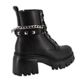 thumbnail image 2 of Botas Mujer Casuales Combat Model S Moda Urbanas Cordones negro 25 MODEL S 4022, 2 of 2