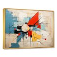 thumbnail image 2 of Designart "Colorful Geometric Atmosphere I" Modern Geometric Floater Framed Canvas Wall Art, 2 of 5