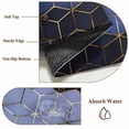 thumbnail image 2 of Blue Geometric Area Rug 6x9 Washable Rug Non Slip Ombre Modern Abstract Art Large Area Rug Soft Stainresistant Indoor Floor Carpet for Living Room Bedroom Home Office Dining Room Nursery, 2 of 7