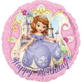 thumbnail image 2 of Disney Sofia the First Balloon Birthday Party Favor Supplies 5ct Foil Balloon Bouquet, 2 of 5