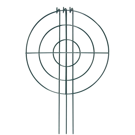 Three Round Shape Garden Plant Support Frame Wreath Climbing Plants Trellis Iron