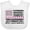 AA-White, variant on Inktastic Breast Cancer Awareness Pink Ribbons and Flag Boys or Girls Baby Bib