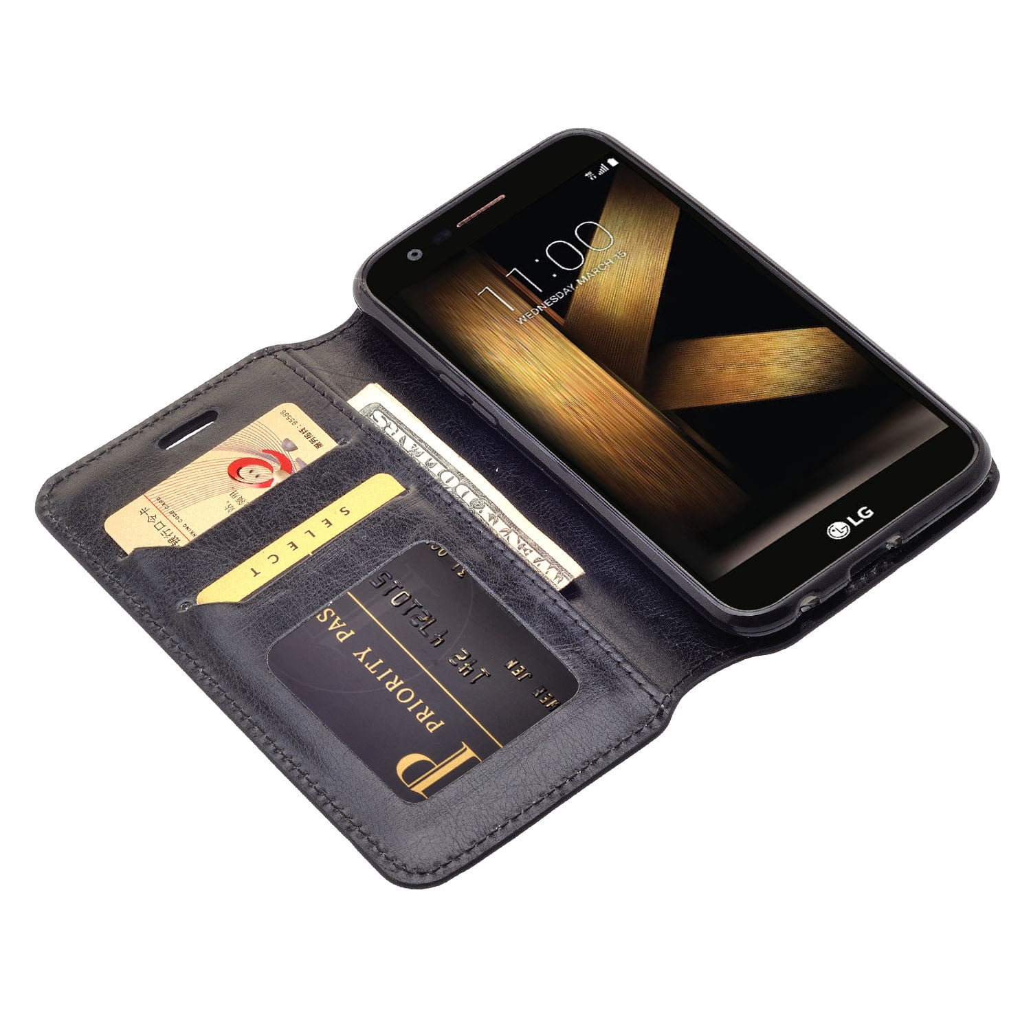  LG K10 2017 Case,LG LV 5 Case,LG K20 V Case LEECOCO Fancy Paint  Design Wallet Case with Card Slots Shocoproof Colorful Floral PU Leather  Flip Stand Magnetic Case for LG K10
