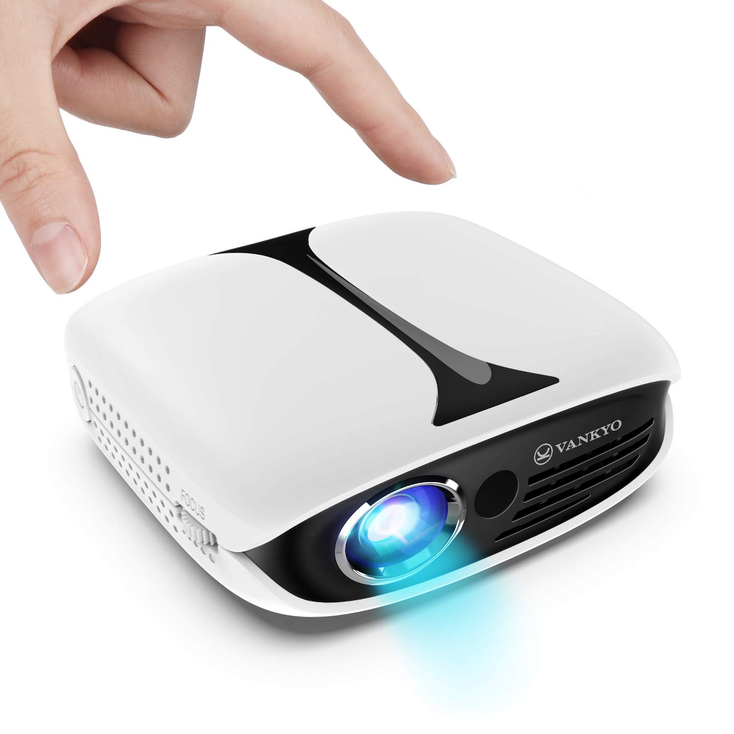 VANKYO Burger 101 DLP Wireless Pico Projector, HD Mini Projector Supports 1080P and WiFi