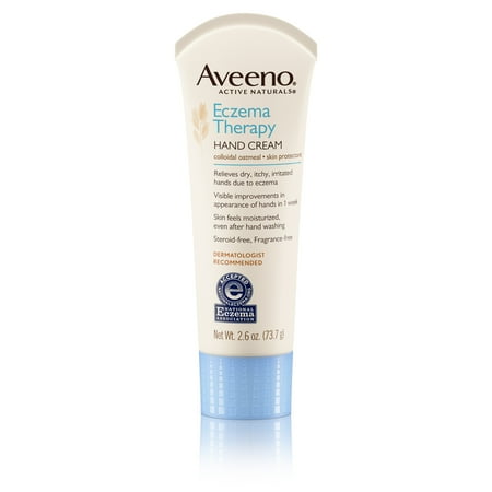 Aveeno Eczema Therapy Hand & Face Cream, Travel-Size Lotion, 2.6 oz