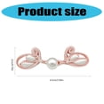thumbnail image 3 of Pearls Bead Buckle Button Sewing Button Buckle Fasteners for Traditional Chinese Cheongsam Scarf Cardigan Sweater Decors, 3 of 8