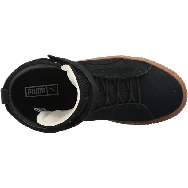 Puma Women s Platform Mid Ow Black High Top Fashion Sneaker 6M Walmart
