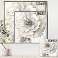 thumbnail image 2 of Indigold Grey Peonies I - Farmhouse Framed Canvas, 2 of 3