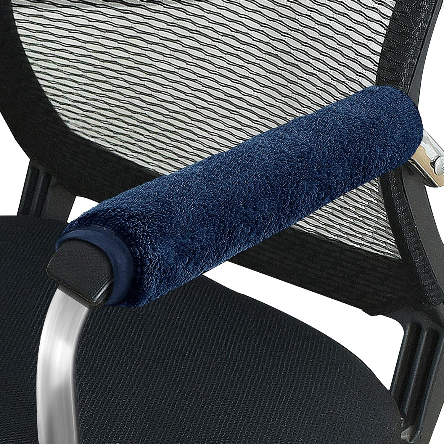 Joywell Velvet Office Chair Armrest Pads, Adjustable Comfy Ergonomic