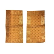 Mogul Orange Sofa Pillow Covers Vintage Silk Sari Ethnic Indian Pillow Cushion Cover 30"X 20"
