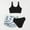 NJ Black girls rash guard bathing suit, variant on 5T Swimsuit Girls Two Piece Girls 3 Piece Bathing Suit Summer UPF 50+ Racerback Swimsuit with Shorts Beach Tankini Sets 8-15 Years