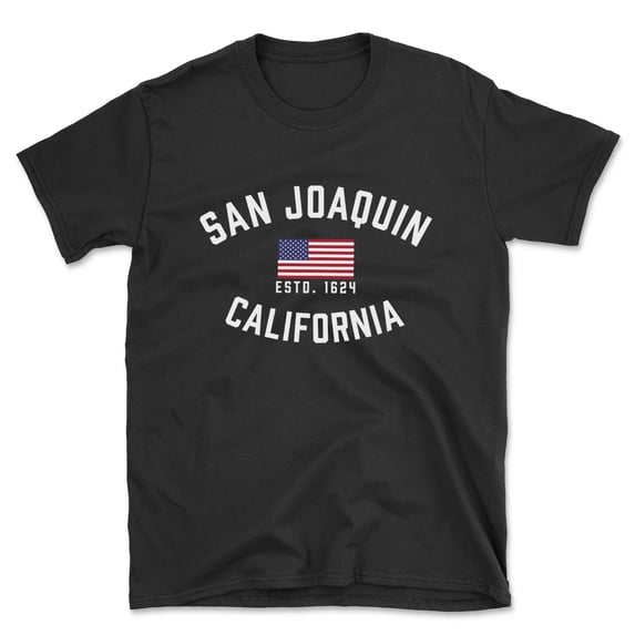 San Joaquin California Patriot Men's Cotton T-Shirt