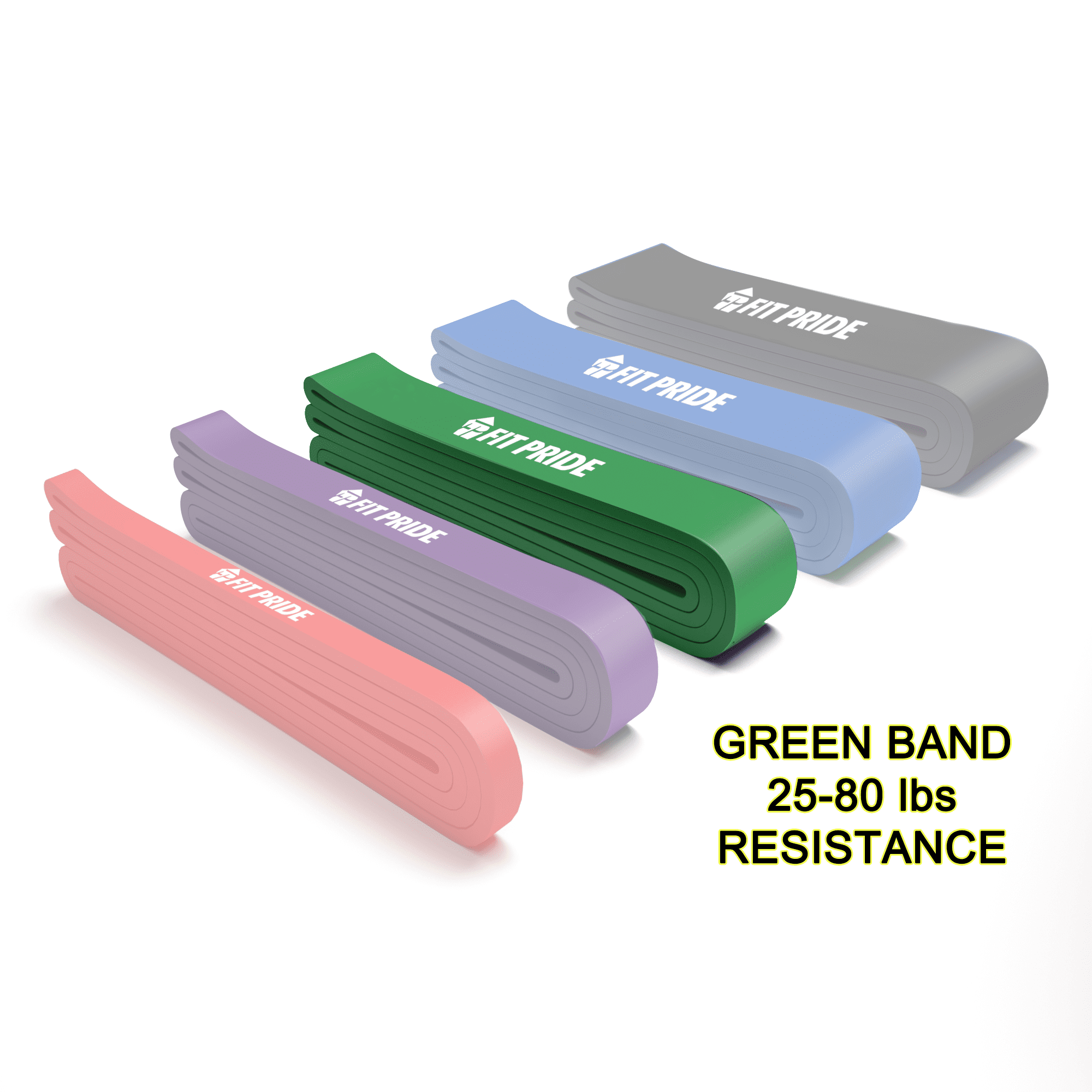 Heavy Duty Resistance Band Mobility & Powerlifting Exercise Bands with eGuide 