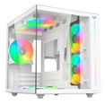thumbnail image 1 of Gabinete Gamer BALAM RUSH TANK PRO EVO GM955 M-ATX Mini Torre 3 Fan RGB USB-C Blanco BR-937337 blanco, 1 of 5