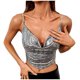 thumbnail image 1 of Chaleco corto con correa de cadena para mujer, sexy, de verano, personalizado, delgado Pompotops lopia998787, 1 of 9