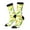 3 Black, variant on Cartoon Corn Pattern Sport Socks for Women and Men Crew Socks Sporty Calf Socks Casual Socks