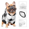 thumbnail image 5 of Yiaed Soccer Ball Print Dog Hoodie Security Pet Dog Costume Pets Dog Hoodie Sweatshirt with Pocket for Small Dogs-Medium, 5 of 5