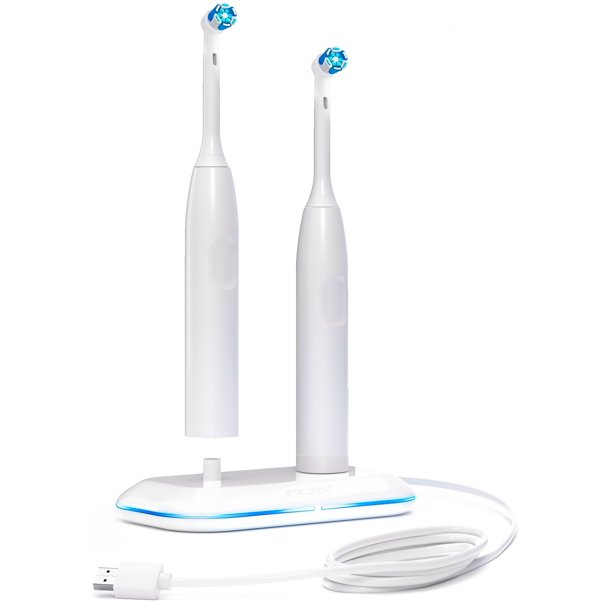 kans oog Beschrijven Steliron Dual Charger Base Holder for Oral B Toothbrush, Replacement for  Model 3757 (Works with Pro / Smart / Genius / Kids Models) - Walmart.com