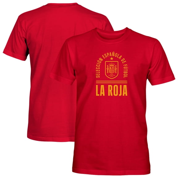 Men's 1863FC Red Spain National Team Team Arch T-Shirt