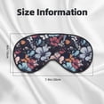 thumbnail image 4 of Disketp Flowers ad Butterflies Print Sleep Mask-Eye Mask for Sleeping,Comfortable & Super Soft Eye Mask with Adjustable Strap,Travel Eye Mask, 4 of 7