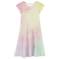 thumbnail image 4 of Little Girls Dresses 14-15 Years Gradient Color Dresses Big Girls Dresses A Line Dresses for Kids Big Girls Dresses Light Yellow, 4 of 4