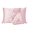 thumbnail image 1 of Cqxid Pillow Case Under $5 Imitation Silk Pillowcase Foreign Trade Solid Color Double Pillowcase, 1 of 2