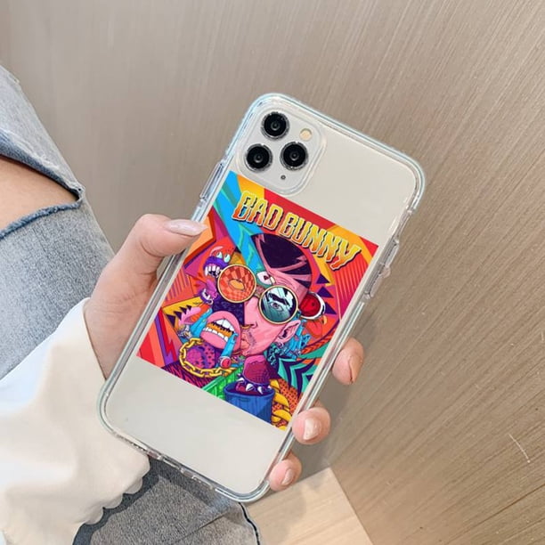 Yo Perreo Sola Bad Bunny Maluma funda de teléfono para iPhone 13 14 Pro Max XS XR 12 11 Pro 13 Mini 6 7 8 Plus funda trasera transparente suave