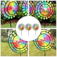 thumbnail image 3 of 5Pcs Windmill Lawn Ornament Colorful Indoor Decoration, 3 of 9