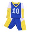 thumbnail image 4 of Tenue de Soccer pour Poupée Jouet Réaliste Vêtements de Poupée Uniforme de Sport pour Poupée de 18 Pouces, 4 of 8