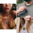 thumbnail image 2 of Jewmon Wiccan Pentagram Necklace for Men Pentacle Star Entwined Snake Pendant Unisex Goth Necklace Protection Jewelry Black, 2 of 9