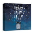 thumbnail image 2 of Creative Products Stars And Fireflies 12x12 Canvas Wall Art, 2 of 5