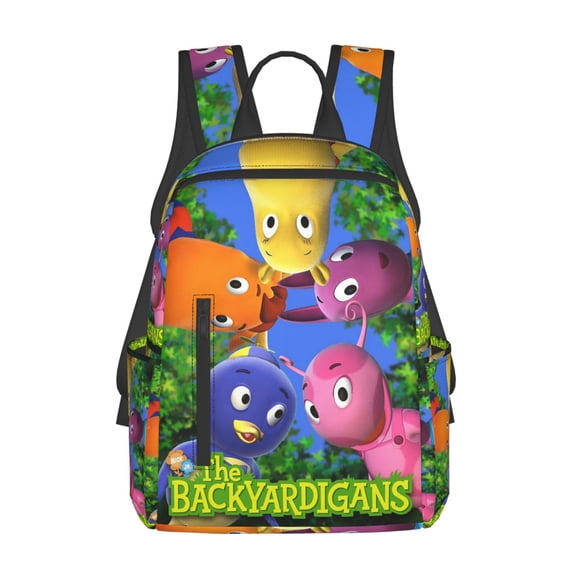 Back-yardigans Cute Casual Backpack Laptop Bags Bookbag Daypack Travel Hiking