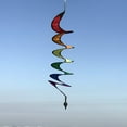 thumbnail image 3 of In the Breeze 4250 — Rainbow Curlie Spinner, 24-Inch Colorful Wind Spinner, Outdoor Decoration, Hot Air Balloon Accessory, 3 of 4