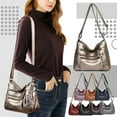 thumbnail image 6 of Purse for Women Soft PU Leather Multi Pockets Crossbody Shoulder Bag Lightweight Handbags Pocketbook, 6 of 7