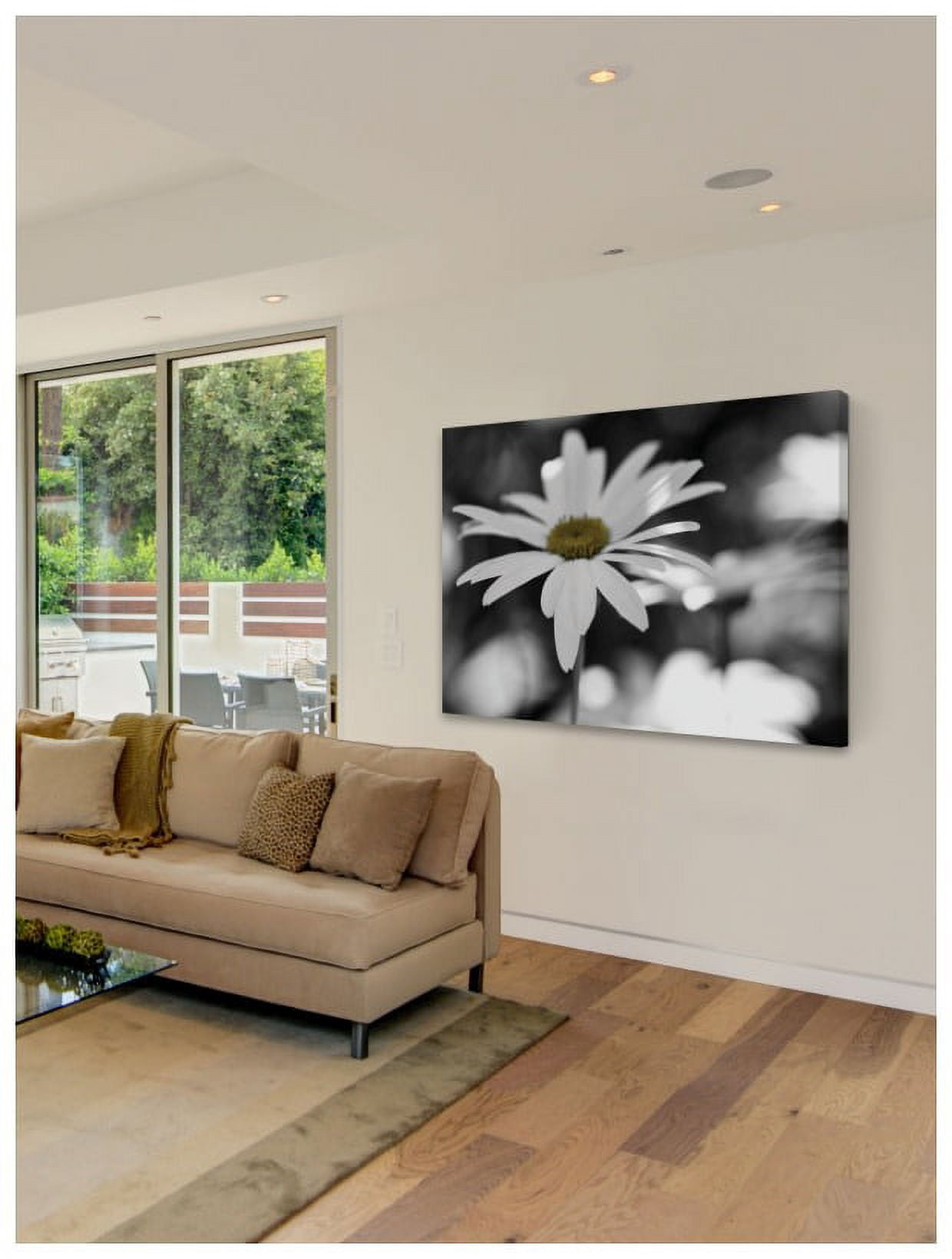 Marmont Hill "Sun Speckled Daisy" Painting Print on Canvas